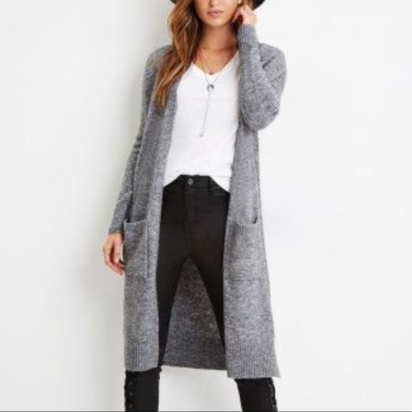 aritzia long cardigan